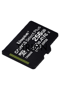 Флеш карта microSDHC 256GB microSDXC Class10 Kingston <SDCS2/256GBSP> UHS-I Canvas Select up to 100MB/s без адапт
