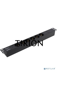 Блок розеток горизонтальный ExeGate ServerPro PDU-19H601 Al-6S-C14, 19