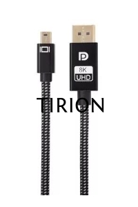 Кабель 1.4V Mini DisplayPort M <--> Display Port M 1,8м  4K@120HZ 8K@60HZ Telecom (TA683M-1.8M)