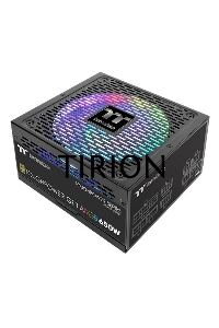 Блок питания Thermaltake ATX 650W Toughpower GF1 ARGB 80 PLUS gold (24+4+4pin) APFC 140mm fan color LED 9xSATA Cab Manag RTL