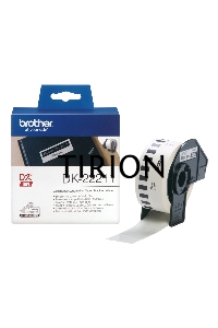 Пленочная клеящаяся лента Brother DK22211 29 мм x 15.24 м, черный шрифт, белый фон