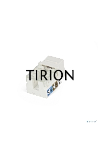 Вставка Keystone Jack Hyperline KJ9-8P8C-C6-90-WH RJ-45(8P8C), категория 6, белая
