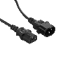 Кабель монитор-компьютер (UPS->уст-во) ExeGate Power EC-5P (С13->С14) VDE-250V-3*0,75-CU, 10A, 5м