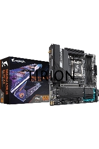 Материнская плата Gigabyte B650M AORUS ELITE AX, AM5, AMD B650, 4xDDR5, 4xSATA, 2xM.2, 1xPCI-E 5.0 x4, 1xPCI-E 4.0 x16, 1xHDMI, 1xDP, 1x 2.5Gb LAN, 4xUSB-A 2.0, 5xUSB-A 3.2 Gen 1, 2xUSB-A 3.2 Gen 2, 1xUSB-C 3.2 Gen 2, 2x3.5 мм, 7.1, Micro-ATX