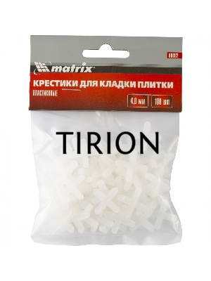 Крестики, 4,0 мм, для кладки плитки, 100 шт.  Matrix