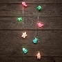 Гирлянда светодиодная «Новый год» 1,5 м, прозрачный ПВХ, 10 LED, теплый белый, питание 2 х АА (батарейки не в комплекте)