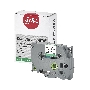 Кассета с лентой S'OK by Sakura Printing TZE745 для Brother,  белый на зеленом, 18мм/8м , наклейка