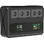 Источник бесперебойного питания Line-interactive 1кВА/0,6кВт, однофазный, LCD дисплей, с АКБ 1х9AH, 5xSchuko