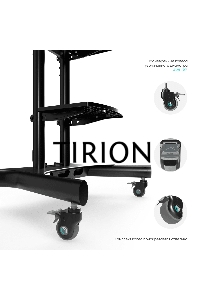 Стойка для двух телевизоров с кронштейном ONKRON TS1881DV 40