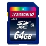 Флеш карта SDXC 64Gb Class10 Transcend TS64GSDXC10U1 BULK w/o adapter