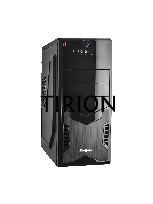 Компьютерный корпус Miditower Exegate EX261448RUS CP-601 Black, ATX, <CP350W, 80mm>, 2*USB, Audio