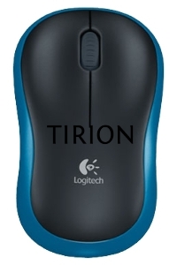 Мышь беспроводная Logitech M185 синий, 1000 dpi, радиоканал, USB, кнопки - 3