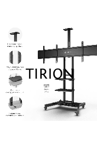 Стойка для двух телевизоров с кронштейном ONKRON TS1881DV 40