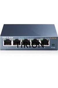 Коммутатор TP-Link SOHO TL-SG105 5-port Desktop Gigabit Switch, 5 10/100/1000M RJ45 ports, metal case