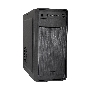 Компьютерный корпус Miditower ExeGate XP-332 Black, ATX, <XP600, Black,120mm>, 2*USB, Audio