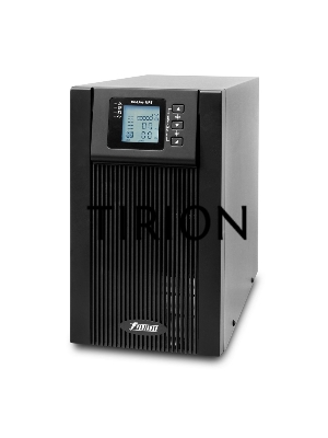 Источник бесперебойного питания PowerMan Online 2000VA Black (Online-Double conversion/LCD Display/USB/Software/RJ11/45,RS-232)