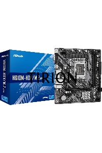 Материнская плата ASRock H610M-HDV/M.2 R2.0, LGA 1700, Intel H610, 2xDDR4, 4xSATA, 1xM.2, 1xPCIe 4.0 x16, 1xPCIe x1, 1xDP, 1xHDMI, 1xVGA, 1x 1Gb LAN, 2xUSB-A 3.2 Gen 1, 4xUSB 2.0, 3x3.5 мм, 7.1, mATX