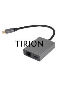 Адаптер TypeC--->RJ45+PD 100Вт, Allum Shell, VCOM <CU4591>
