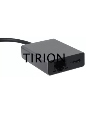 Адаптер TypeC--->RJ45+PD 100Вт, Allum Shell, VCOM <CU4591>