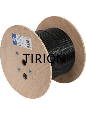Кабель сетевой Ningbo UTP 4 пары cat5E solid 0.5мм CCA molded 305м серый outdoor стальной трос