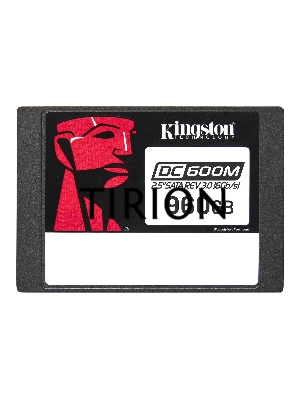 Накопитель SSD Kingston DC600M, 960 ГБ, SATA III, R/W 560/530 МБ/с