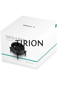 Кулер для процессора DEEPCOOL THETA 9 PWM 1700 черный/синий, 92 мм, алюминий, 3200 об/мин, 40.1 дБ, 4 pin, 65 Вт, 58 мм
