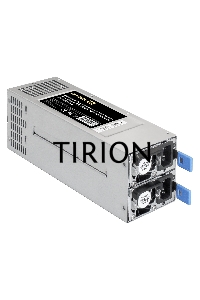 Серверный блок питания  2U Redundant 2x1000W ExeGate EX292323RUS Industrial-RTS1000 (APFC, КПД 94% (80 PLUS Platinum), 4 cm fan, 24pin, 2x(4+4)pin, 2PCIe, 2SATA, 6IDE, Cable Management)