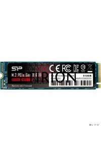 Накопитель SSD 512GB Silicon Power A80, M.2 2280, PCI-E 3x4, [R/W - 3200/2300 MB/s]