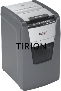 Шредер Rexel Optimum AutoFeed 130M черный с автоподачей (секр.P-5)/фрагменты/130лист./44лтр./скрепки/скобы/пл.карты