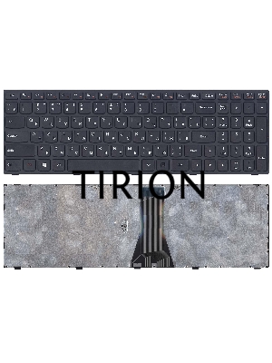 Клавиатура для ноутбука Lenovo IdeaPad G50-70 G50-30 черная с черной рамкой