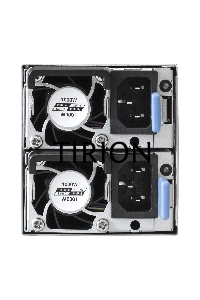 Серверный блок питания  2U Redundant 2x1000W ExeGate EX292323RUS Industrial-RTS1000 (APFC, КПД 94% (80 PLUS Platinum), 4 cm fan, 24pin, 2x(4+4)pin, 2PCIe, 2SATA, 6IDE, Cable Management)