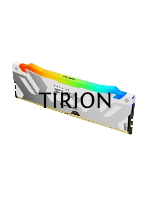 Оперативная память Kingston Fury Renegade, DDR5, 16GB (1x16 GB), 7200 MHz, CL38, радиатор, RGB, белый