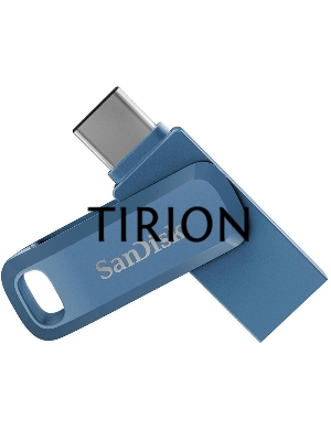 Флеш накопитель 32GB SanDisk Ultra Dual Drive Go, USB 3.1 - USB Type-C Blue