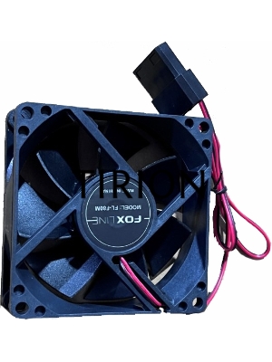 Вентилятор Foxline FL-F80M черный 80mm 4-pin