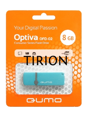 Флэш Диск QUMO 8GB Optiva 02 Blue QM8GUD-OP2-blue