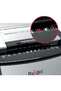 Шредер Rexel Optimum AutoFeed 130M черный с автоподачей (секр.P-5)/фрагменты/130лист./44лтр./скрепки/скобы/пл.карты