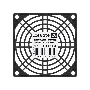 Решетка для вентилятора 80x80 ExeGate EG-080PSB (80x80 мм, пластиковая, квадратная, черная)