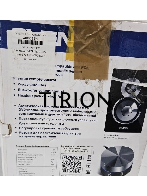 (Из ремонта, рабочий, гарантия 7 дней) Колонки Sven MS-1085 2.1 черный 46Вт