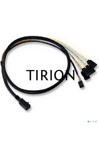  Кабель ACD-SFF8643-SATASB-08M, INT SFF8643-to-4*SATA+SB (MiniSAS HD -to- 4*SATA+SideBand internal cable) 75cm