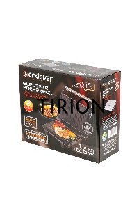 Электрогриль Endever Grillmaster 115, 1500 Вт, авто терморегулятор, антипригарное покрытие, индикатор нагрева, серебристый/черный