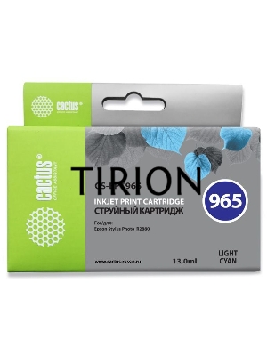 Картридж струйный Cactus CS-EPT965 светло-голубой (13 мл) для Epson Stylus Photo R2880