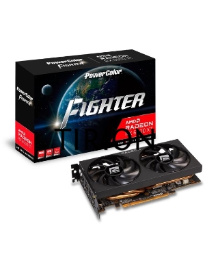Видеокарта PowerColor PCI-E 4.0 AXRX 6600 8GBD6-3DH AMD Radeon RX 6600 8192Mb 128 GDDR6 2044/14000 HDMIx1 DPx3 HDCP Ret