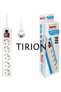 Сетевой фильтр Buro 500SH-5-W 5м (5 розеток) белый (коробка)
