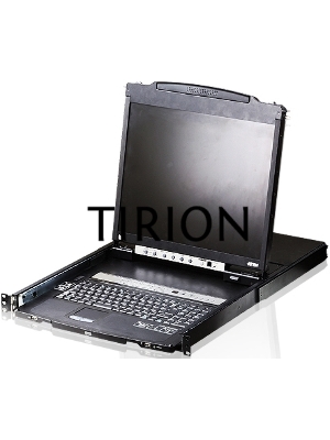 Переключатель KVM Консоль управления 16-портовый LCD 19