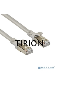 Патч-корд Exegate FTP-RJ45-RJ45-C5e-CU-3M-GY, FTP, cat.5e, 3м, медь, серый