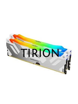 Оперативная память Kingston Fury Renegade, DDR5, 32GB (2x16GB), 7600MHz, CL38, радиатор, RGB, белый