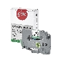 Кассета с лентой S'OK by Sakura Printing TZEFX731 для Brother,  черный на зеленом, 12мм/8м , наклейка