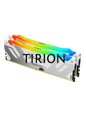 Оперативная память Kingston Fury Renegade, DDR5, 32GB (2x16GB), 8000MHz, CL38, радиатор, RGB, белый