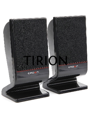 Колонки CROWN CMS-601 (USB, 6W; управление громкостью, разъём для наушников, кнопка включения, Длина кабеля между колонками 1м;Длина аудио-кабеля и питания 2м.)