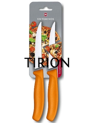 Набор ножей кухон. Victorinox Swiss Classic (6.7936.12L9B) компл.:2шт оранжевый блистер